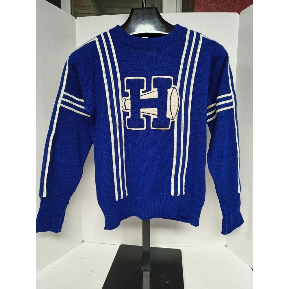 Vintage 1960s Cheerleader Sweater by Cheerleader Supply Official Uniform Retro